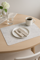 Set de table cuir antiderapant dessous de verre