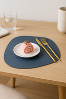 Set de table cuir pu design feuille imperméable