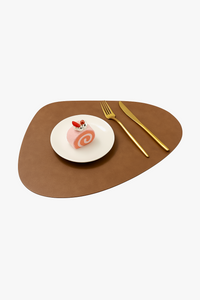 Set de table cuir pu imperméable facile nettoyer