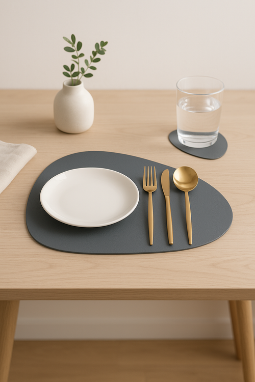 Set de table cuir pu style moderne imperméable - vue 2 sur 2