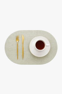 Set de table decoratif ovale antiderapant resistant chaleur