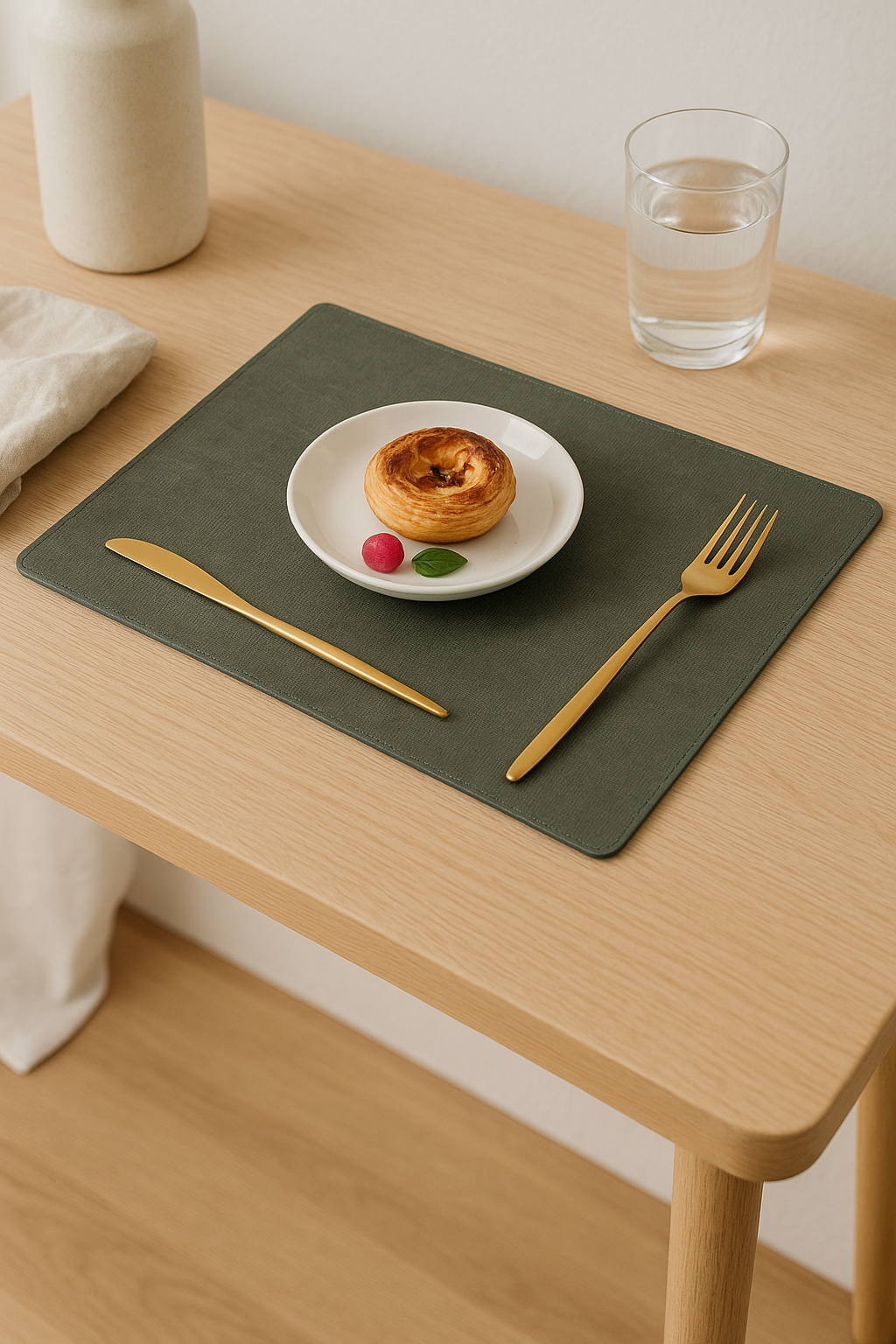 Set de table double face pu antidérapant imperméable - vue 2 sur 2
