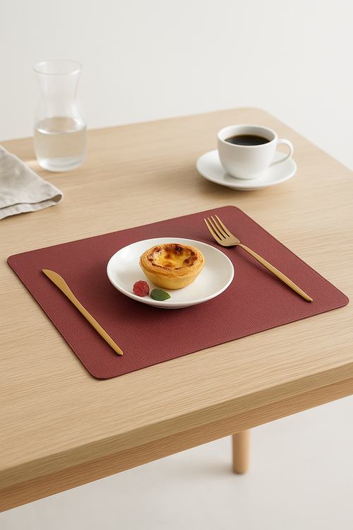 Set de table double face pu imperméable antidérapant - vue 2 sur 2
