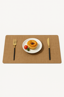Set de table double face pu imperméable antidérapant
