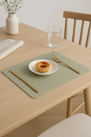 Set de table double face pu texturé imperméable