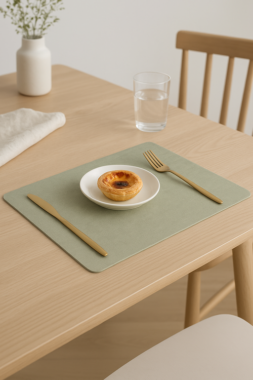 Set de table double face pu texturé imperméable - vue 2 sur 2