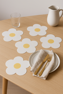 Set de table floral prairie chic lot quatre