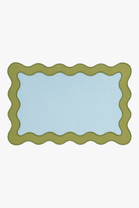 Set de table motif coquillage saint jacques coton