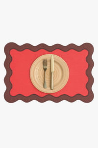 Set de table motif coquillage style marin coton