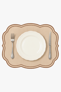 Set de table motif coquille saint jacques