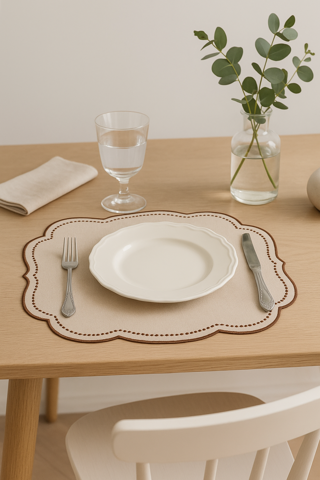 Set de table motif coquille saint jacques - vue 2 sur 2