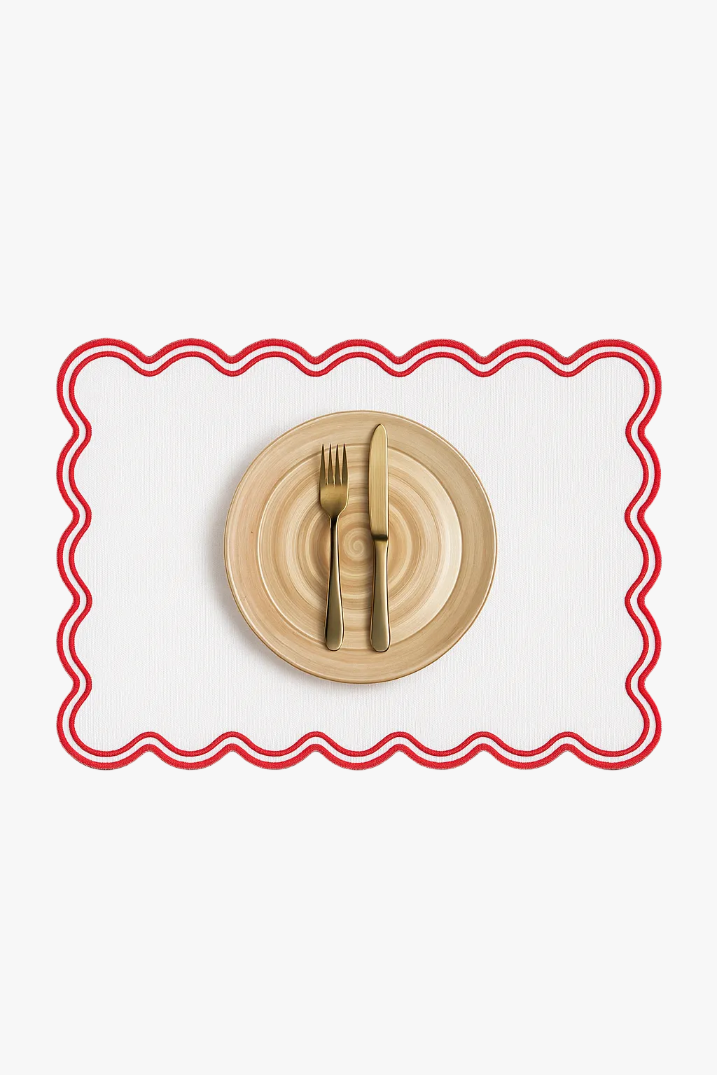 Set de table motif saint jacques coton lin