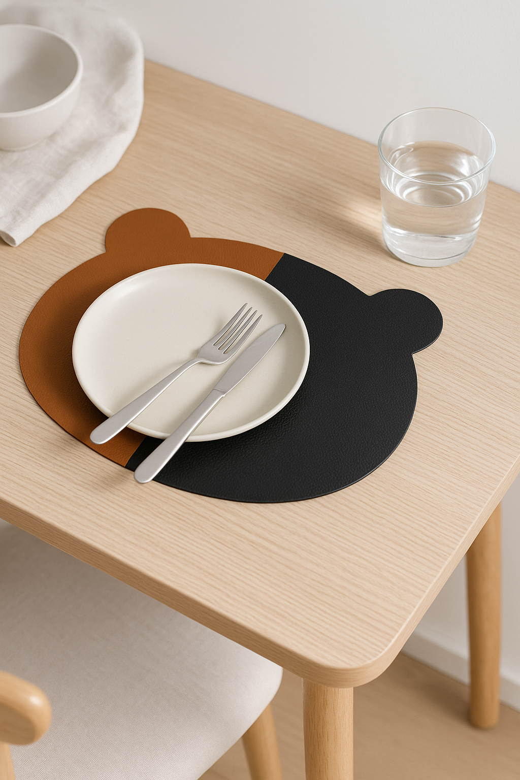 Set de table ours mignon pvc style japonais - vue 2 sur 2