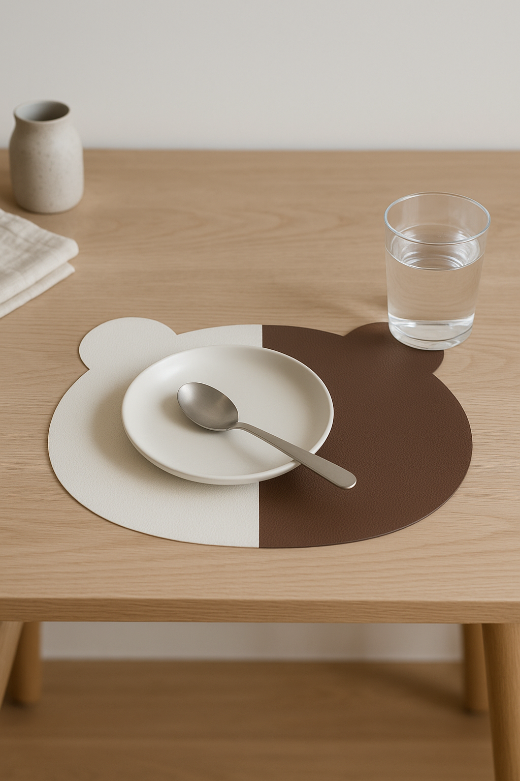 Set de table ours pvc lavable style japonais - vue 2 sur 2