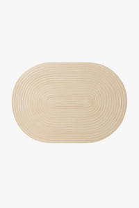 Set de table oval tressé style japonais antidérapant