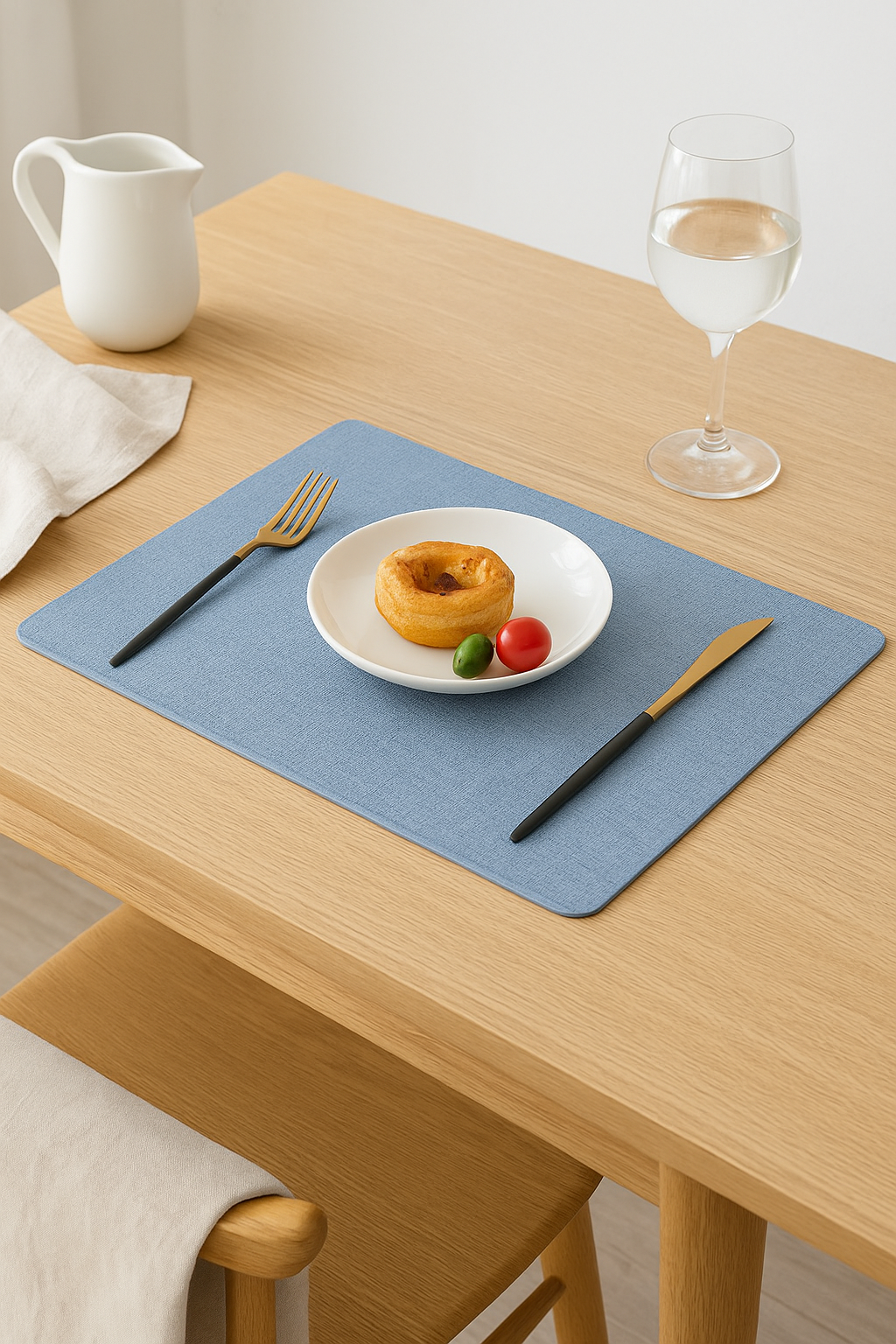 Set de table pu texture double face antiderapant - vue 2 sur 2