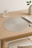 Set de table rond ajouré pvc isolant antidérapant
