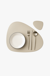 Set de table rond moderne lavable polyester cuisine