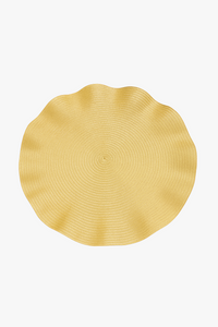 Set de table rond tressé ondulé style moderne