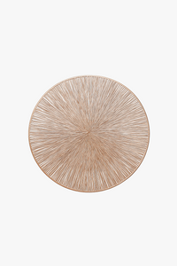 Set de table rond vinyle antiderapant lavable soleil