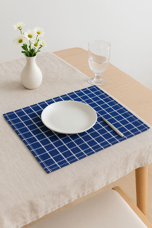 Set de table style prairie chic rayures carreaux - vue 2 sur 2