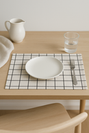Set de table tissu rayures carreaux style prairie