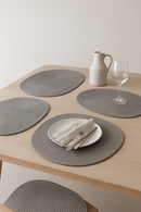 Set de table tressé coton antidérapant style japonais