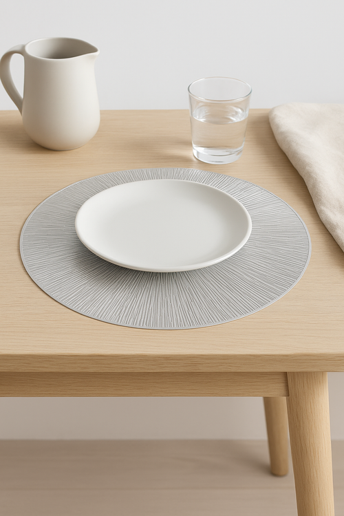 Set de table vinyle lavable antidérapant style moderne - vue 2 sur 2