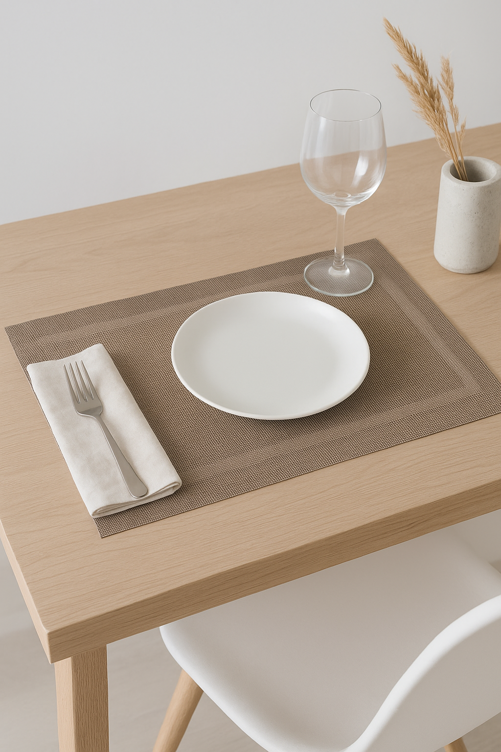 Set de table vinyle tissé antidérapant lavable résistant - vue 2 sur 2