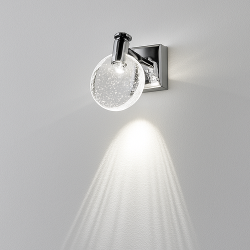 Simple chambre salon cristal applique murale LED lampe miroir avant lampe salle de bain maquillage lampe applique murale décor à la maison lumières miroir lampe - vue 4 sur 8