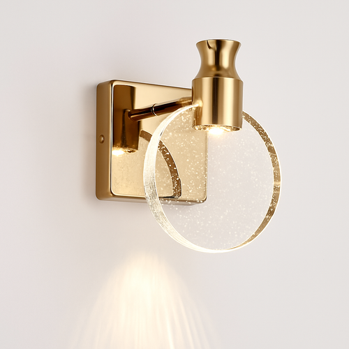 Simple chambre salon cristal applique murale LED lampe miroir avant lampe salle de bain maquillage lampe applique murale décor à la maison lumières miroir lampe - vue 2 sur 8