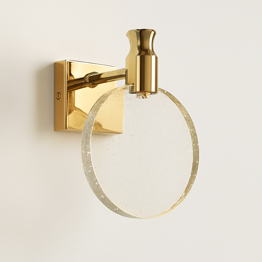 Simple chambre salon cristal applique murale LED lampe miroir avant lampe salle de bain maquillage lampe applique murale décor à la maison lumières miroir lampe - vue 4 sur 8