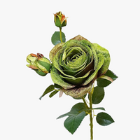 simulation de roses en velours pour décoration élégante