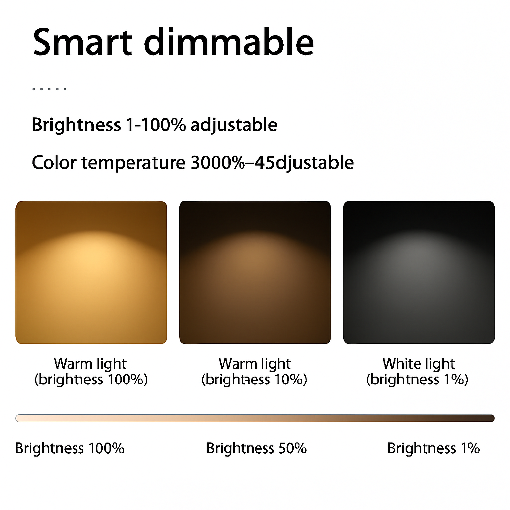 smart led spot encastré anti-éblouissement aluminium sans bordure - vue 3 sur 9