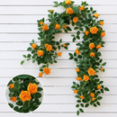 soie artificielle fleurs faux roses décoration élégante pour intérieur