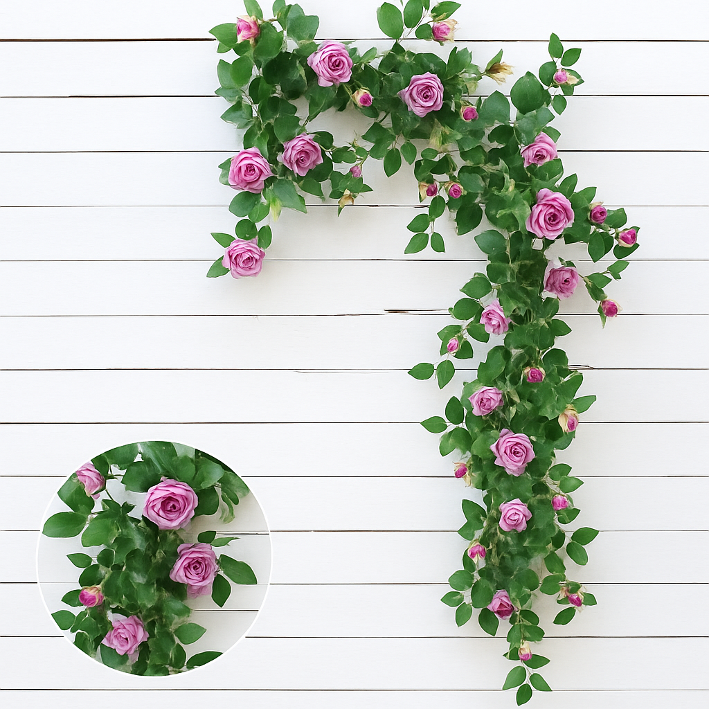 soie artificielle fleurs faux roses décoration élégante pour intérieur - vue 9 sur 11