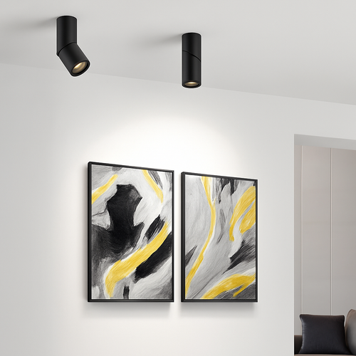 Spot design LED avec orientation à 90° Silla - vue 2 sur 8