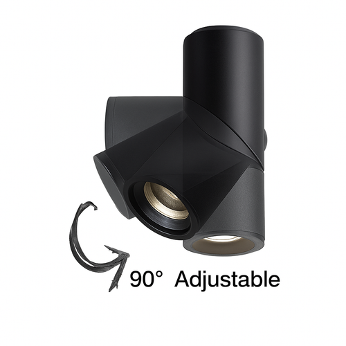 Spot design LED avec orientation à 90° Silla - vue 6 sur 8