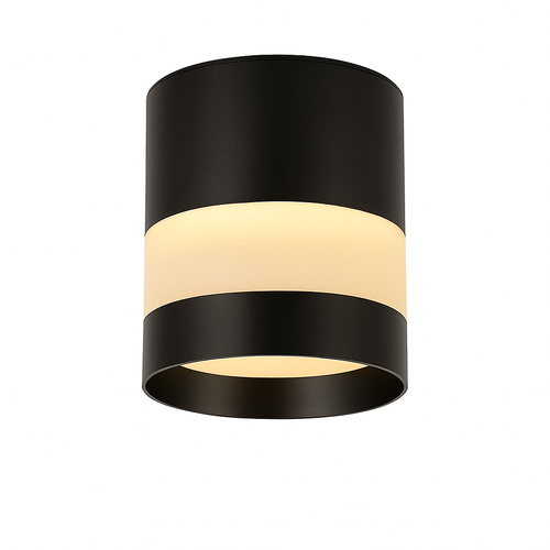 Spot design LED rond avec bande lumineuse Loft - vue 7 sur 6