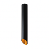 Spot design LED tube aluminium style géométrique