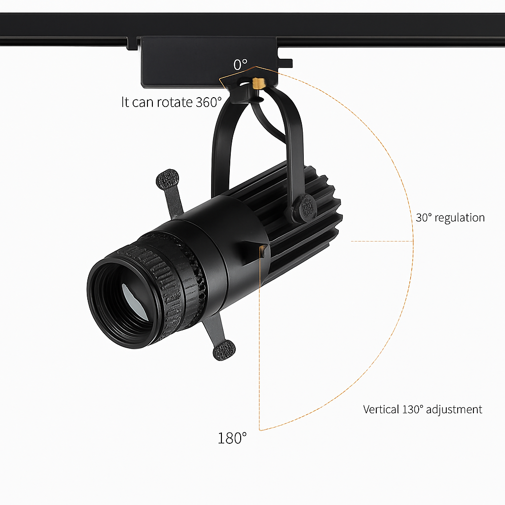 Spot dirigeable Led à ouverture réglable - vue 5 sur 11