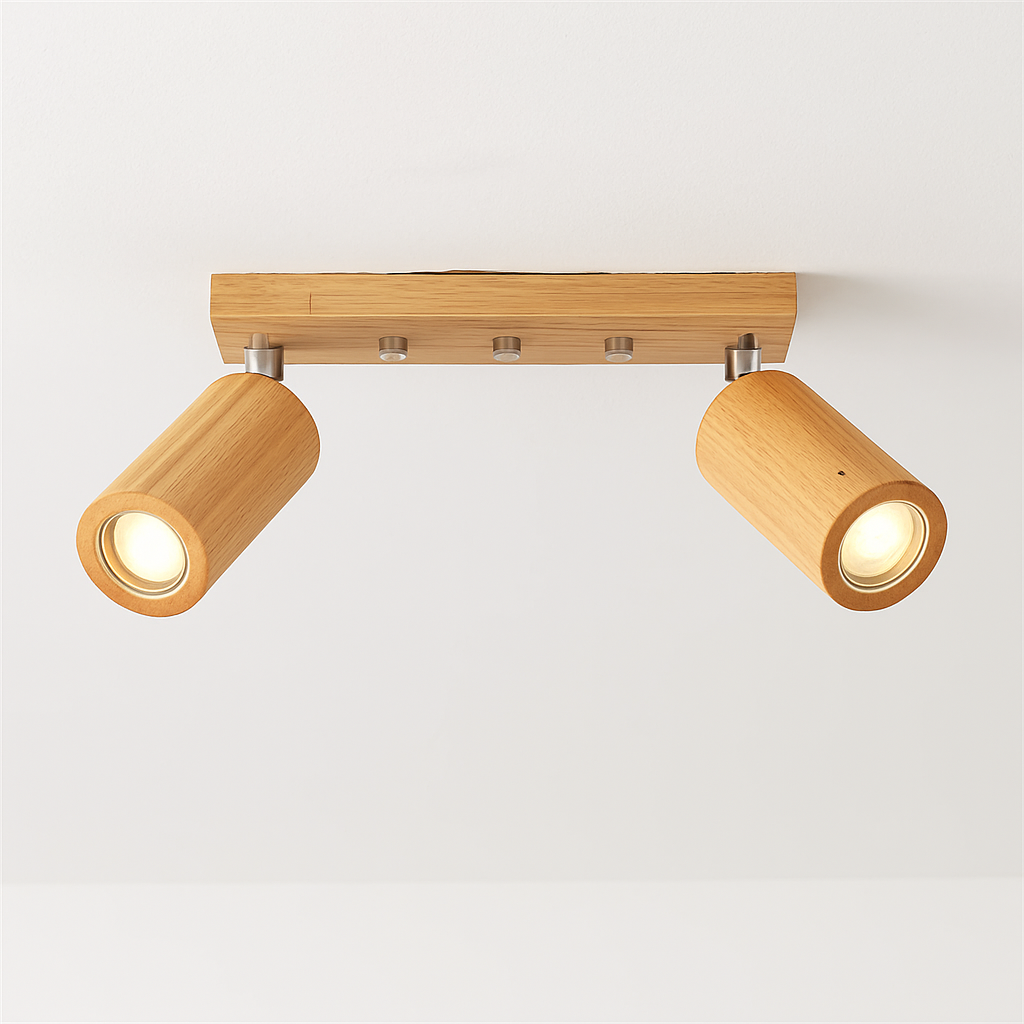 spot en bois simple led pour éclairage de magasin et salle à manger - vue 3 sur 9