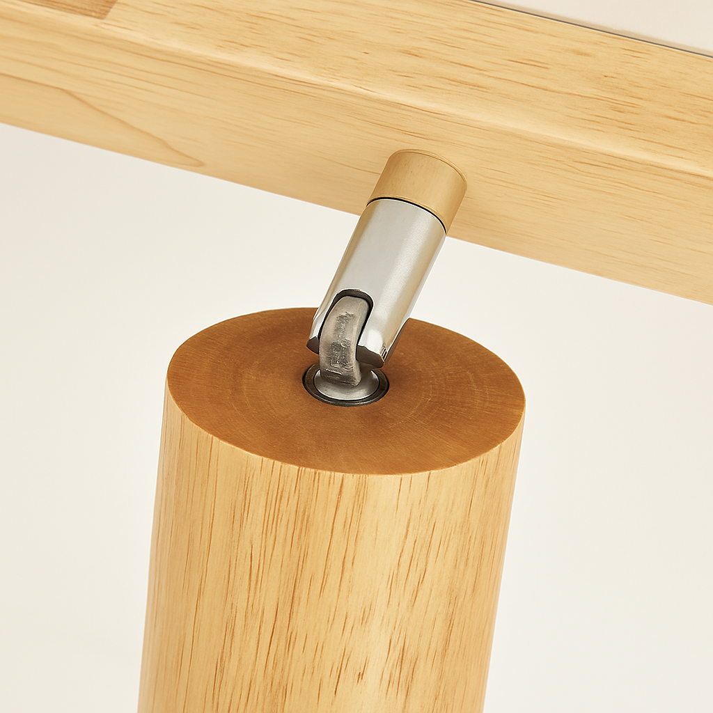 spot en bois simple led pour éclairage de magasin et salle à manger - vue 5 sur 9