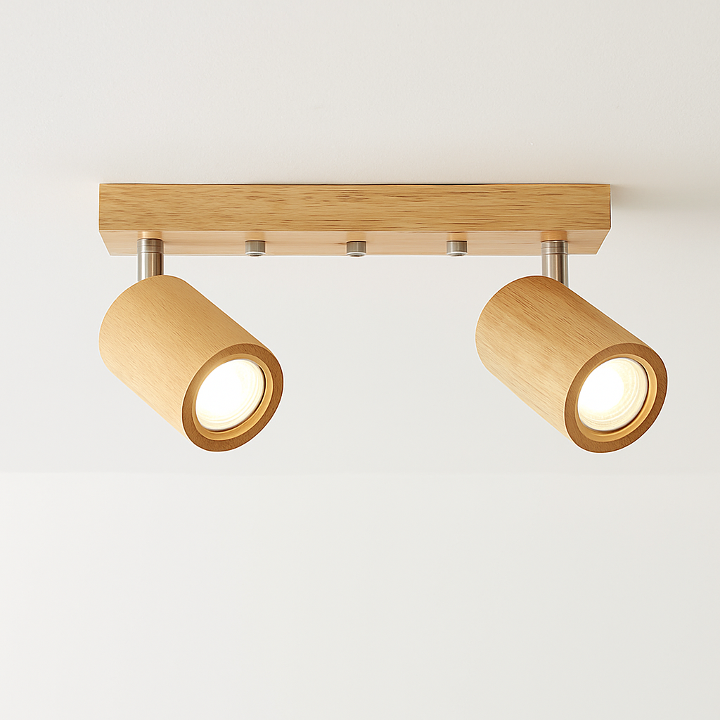 spot en bois simple led pour éclairage de magasin et salle à manger - vue 6 sur 9
