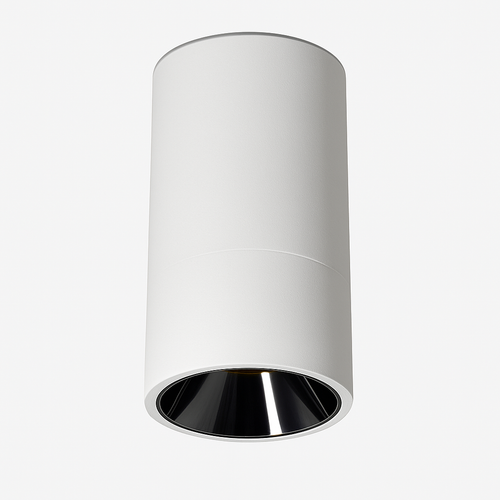 Spot en cylindre moderne à LED noir ou blanc - vue 2 sur 6