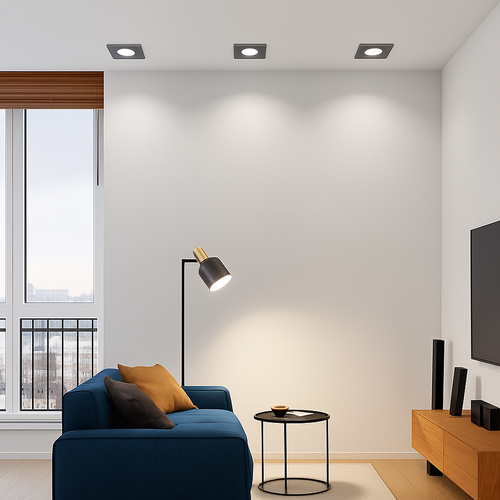 Spot Encastré Double LED Dimmable Downlight COB 7w 12w 15W 30W décoration chambre plafonnier AC 220V panneau LED lumières chambre d'hôtel - vue 4 sur 6