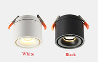 spot led cob encastré rotatif 360 degrés dimmable pliable