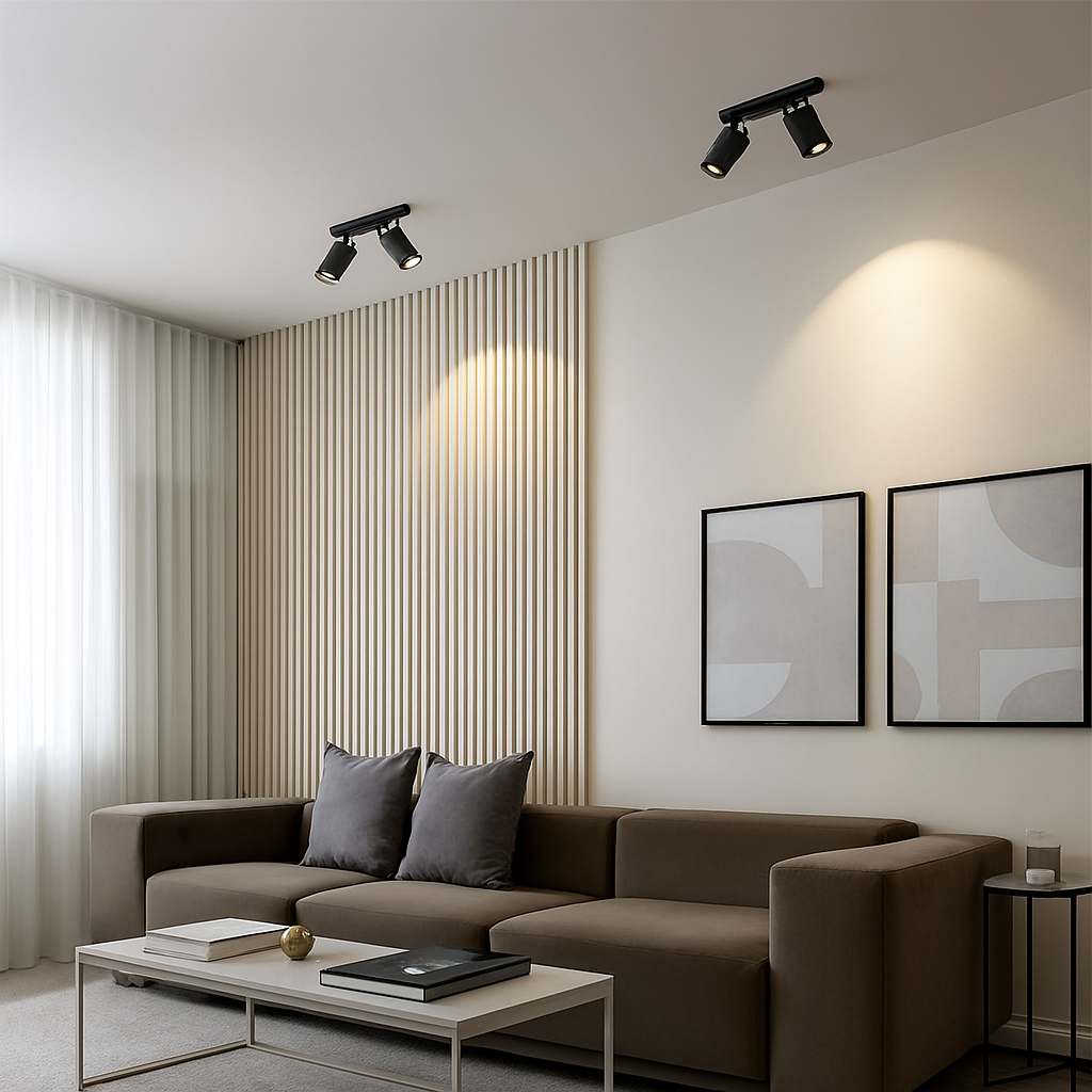 spot led cob rotatif pour décoration intérieure créative - vue 3 sur 11