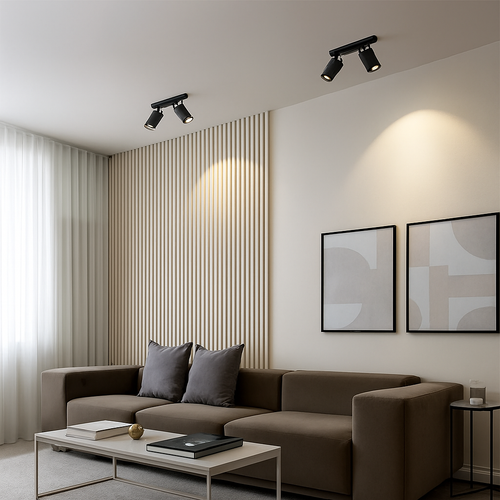 spot led cob rotatif pour décoration intérieure créative - vue 4 sur 11