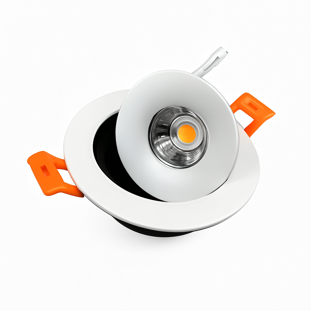 Spot Led Downlight encastré plafonnier 7W12W18W24W Dimmable blanc noir intérieur Led Spot lumière 360 ° réglable pour salon
